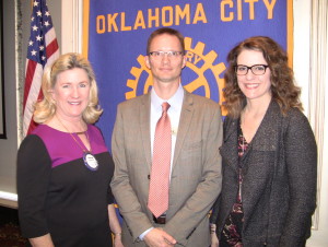 Caroline Gist , Kevin McDonald- Edmond Memorial HS, Feb. Teacher of the Month, Lori Dickinson - Edmond Public Schools Foundation