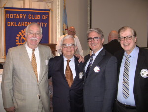 John, Page, David Dobson with Dr. Ron Sutor